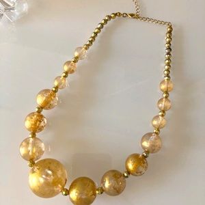 Handmade gold necklace